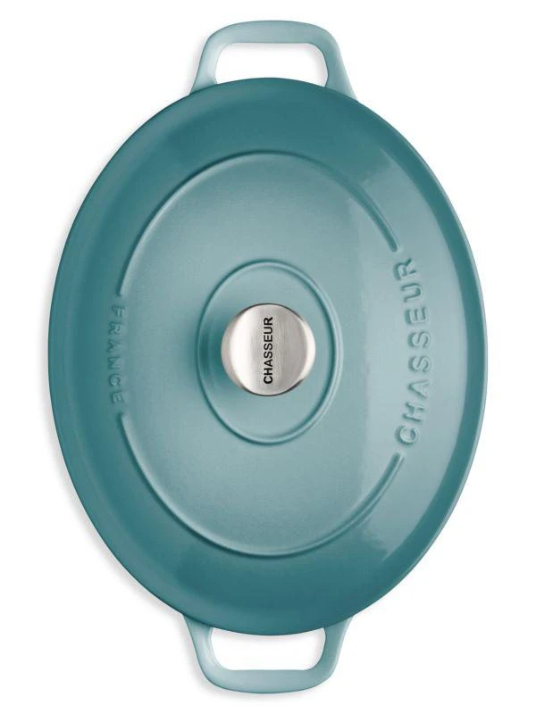 商品French Home|Chasseur 5.3-Quart Oval French Enameled Cast Iron Dutch Oven,价格¥2382,第2张图片详细描述