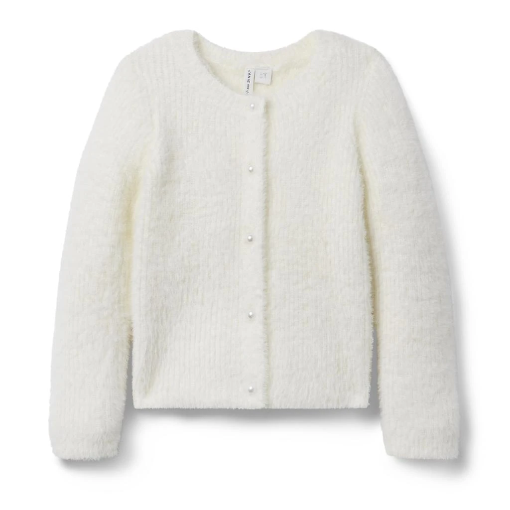 商品Janie and Jack|Ivory Button Down Cardigan (Toddler/Little Kid/Big Kid),价格¥442,第1张图片