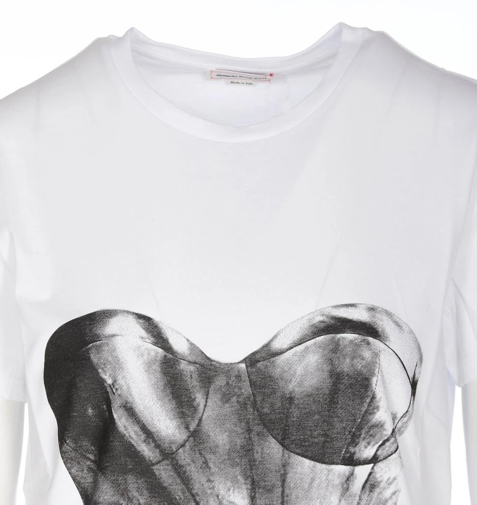 商品Alexander McQueen|Alexander McQueen Bustier Print T-shirt,价格¥2762,第4张图片详细描述