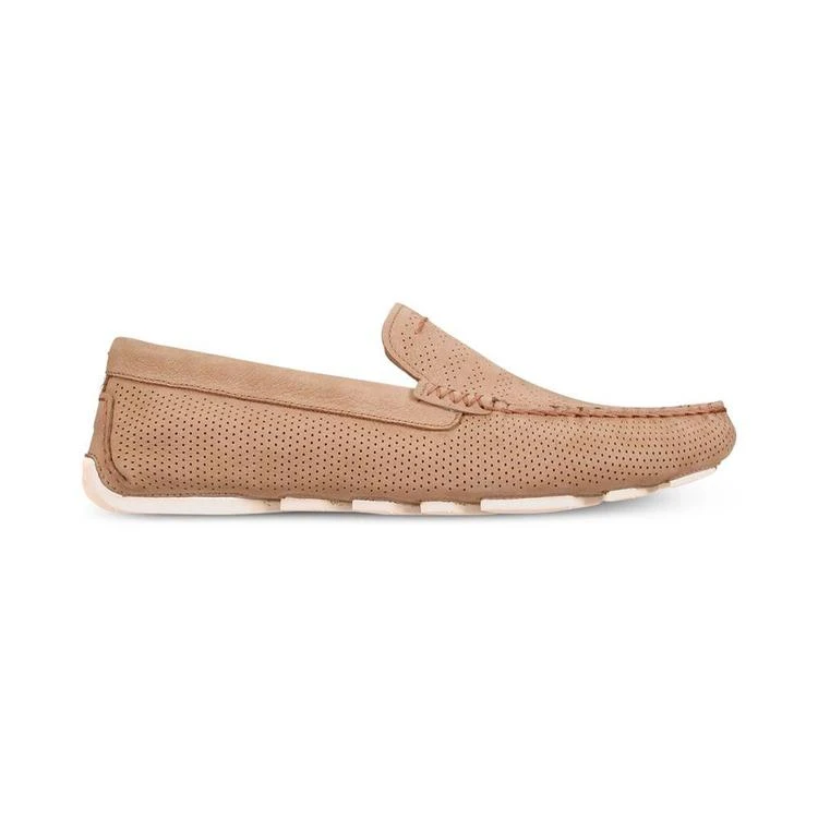 商品UGG|Men's Henrick Perforated Stripes Drivers,价格¥1038,第3张图片详细描述