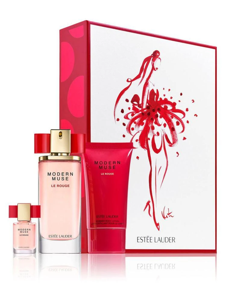 商品Estée Lauder|Modern Muse Le Rouge 3-Piece Luxury Set- $116.00 Value,价格¥660,第1张图片