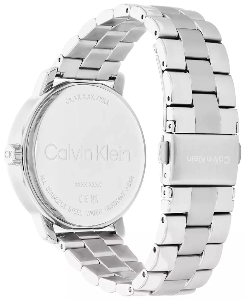 商品Calvin Klein|Women's Silver-Tone Stainless Steel Bracelet Watch 38mm,价格¥1422,第2张图片详细描述