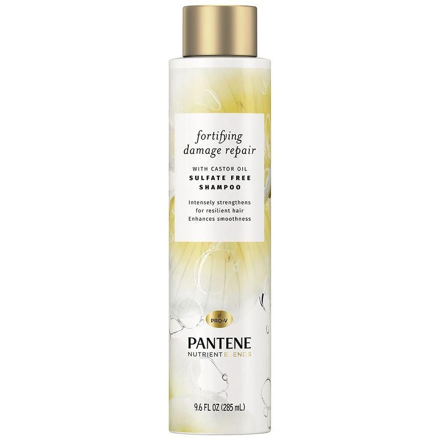 商品Pantene|Strengthening Damage Repair Sulfate Free Shampoo with Castor Oil,价格¥76,第1张图片