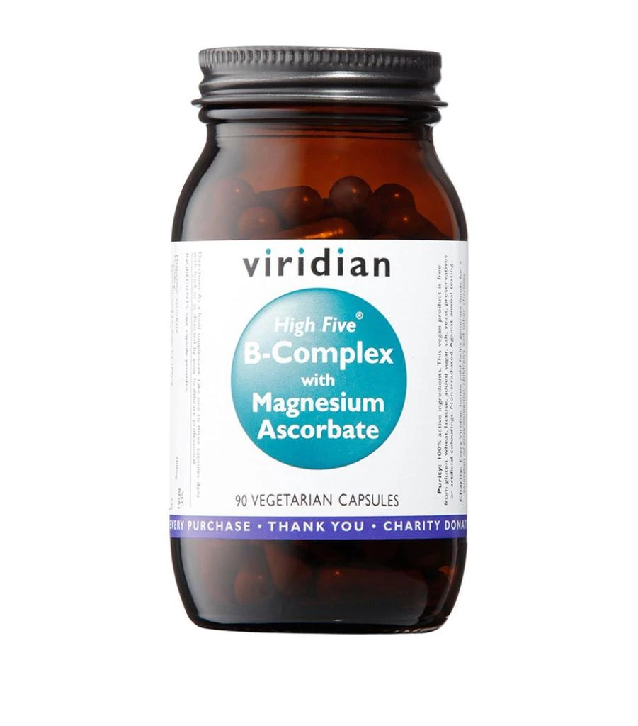 商品Viridian|High Five B-Complex with Magnesium Absorbate Supplement (90 Capsules),价格¥187,第1张图片