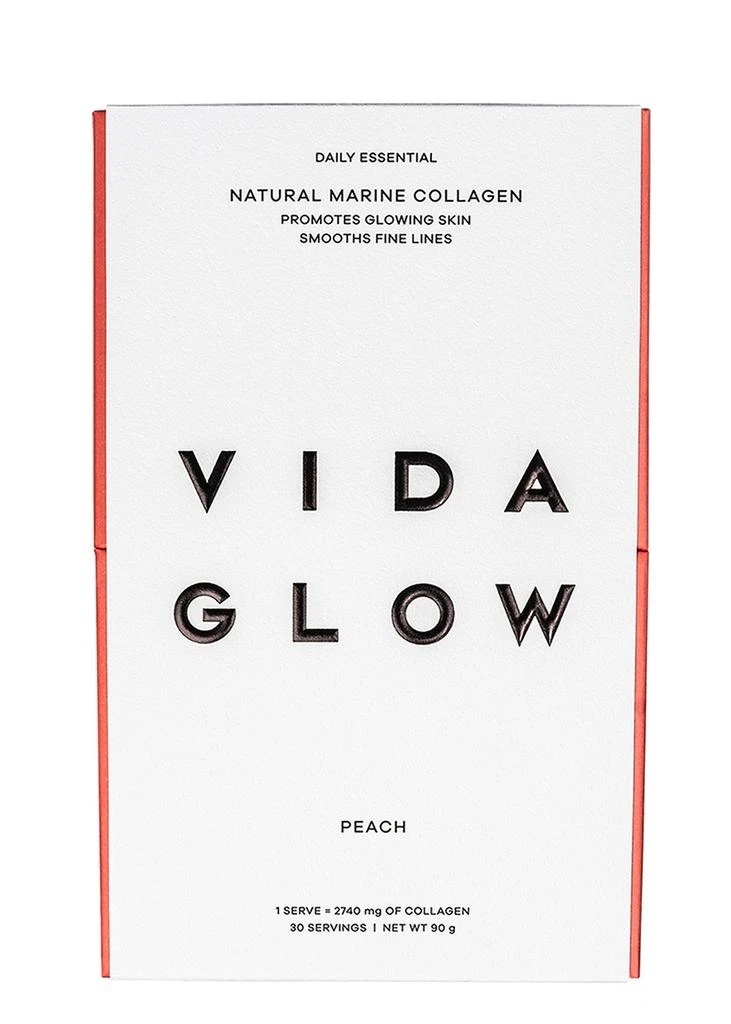 商品Vida Glow|Natural Marine Collagen Sachets Peach,价格¥427,第1张图片