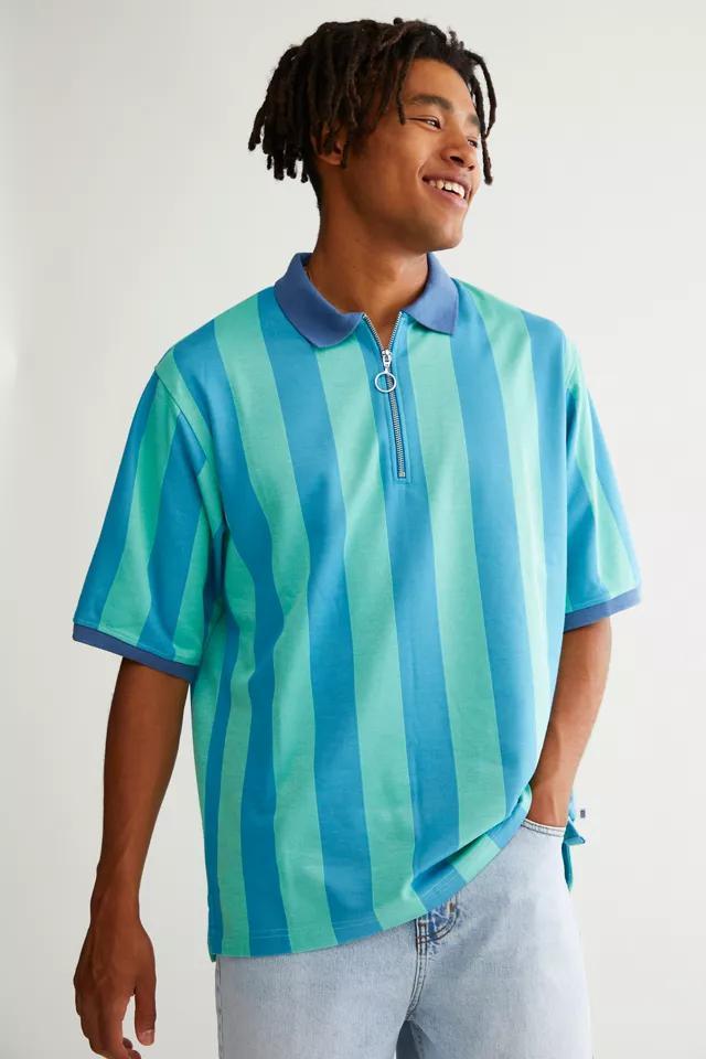 商品Urban Outfitters|UO Baggy Zip Polo Shirt,价格¥432,第1张图片