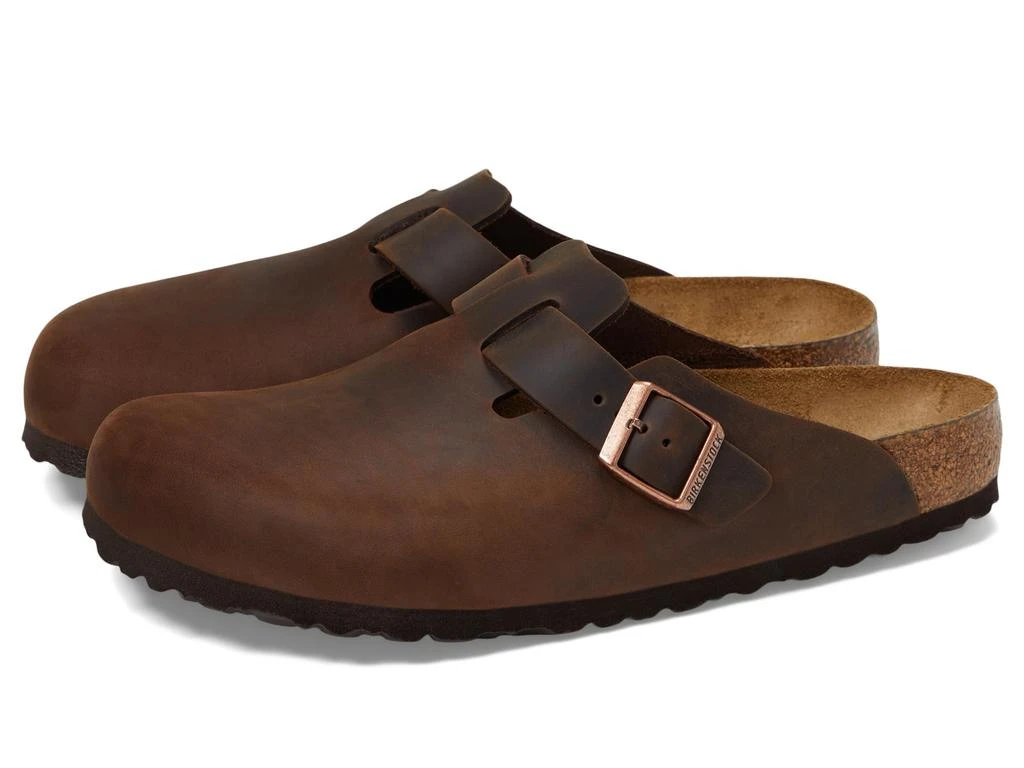 商品Birkenstock|Boston Soft Footbed - Oiled Leather (Unisex),价格¥1190,第1张图片