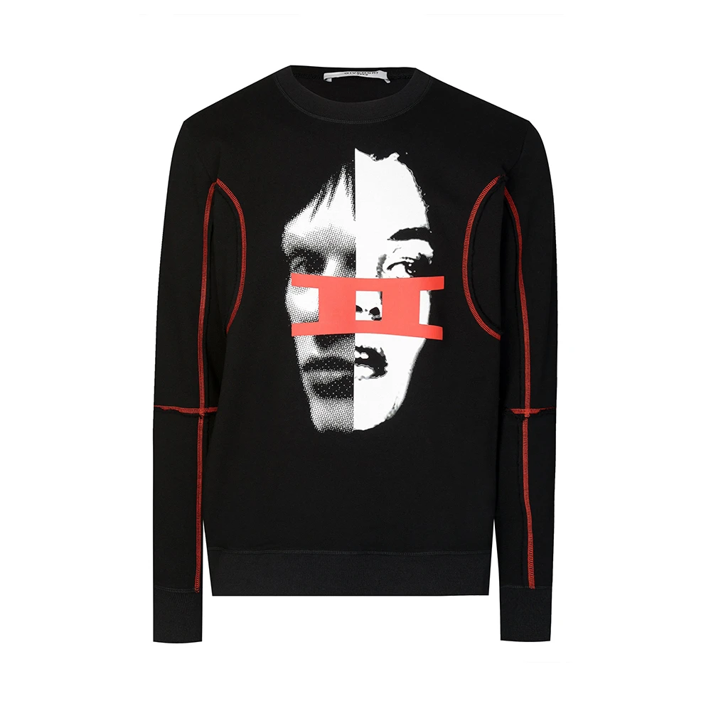 商品Givenchy|GIVENCHY 男士黑色双子座印花卫衣 BM70EH306C-001,价格¥3227,第1张图片