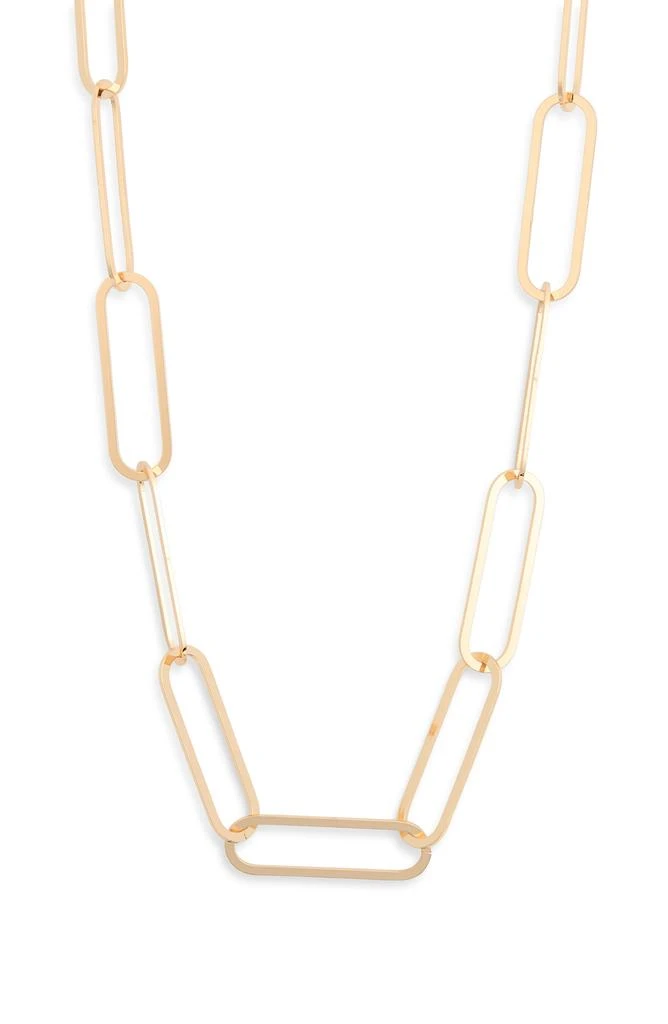 商品Nordstrom|Flat Paperclip Chain Link Necklace,价格¥65,第1张图片