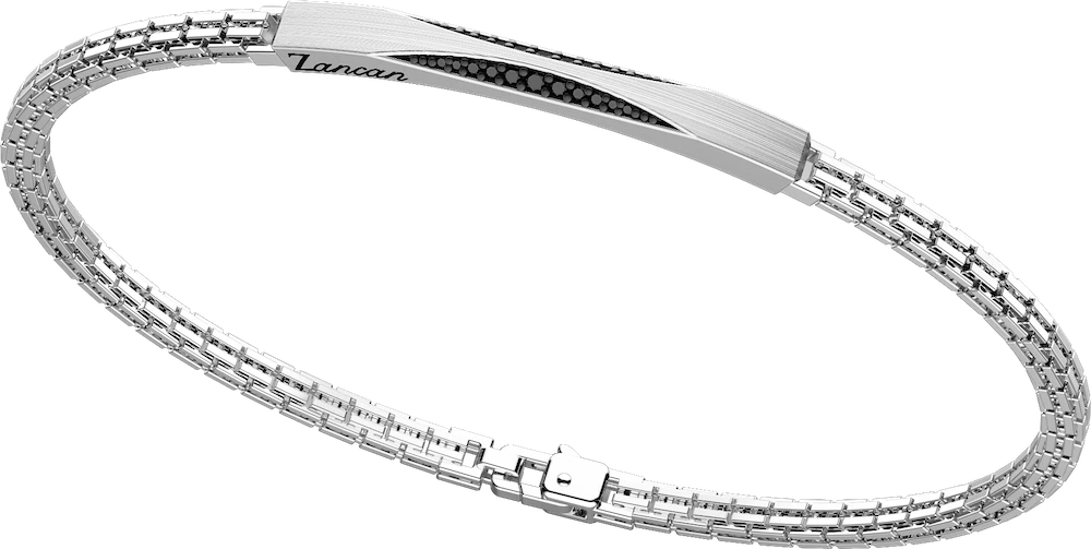 商品Zancan|Silver bracelet with natural stones.,价格¥1783,第1张图片