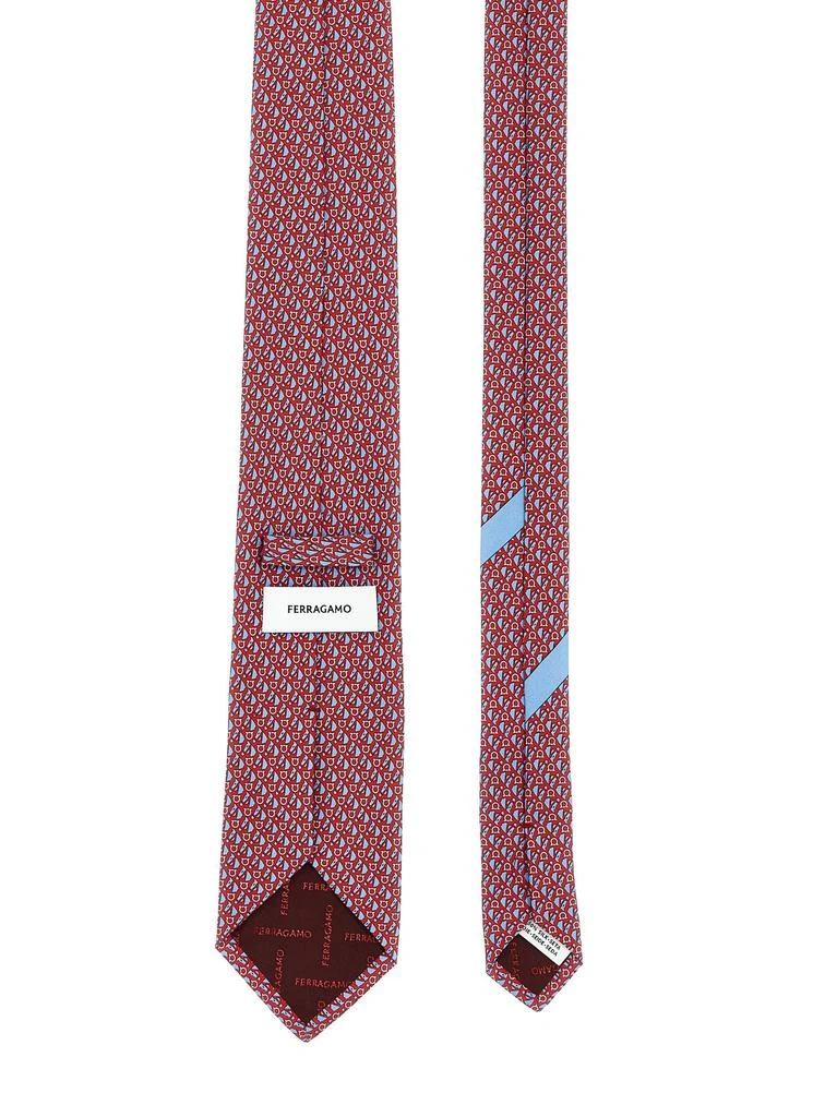 商品Salvatore Ferragamo|Printed Tie Ties, Papillon Red,价格¥1229,第2张图片详细描述