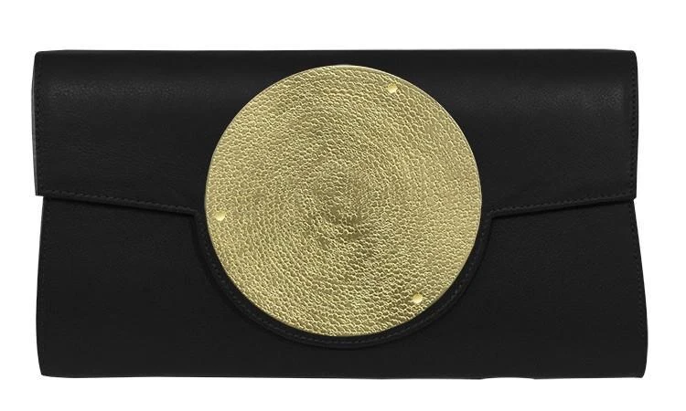 商品Dareen Hakim Collection|Le Icon Le Icon : Black Chiseled Brass 无文字,价格¥2173,第1张图片