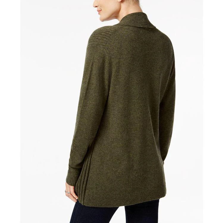 商品Charter Club|小码 Cashmere Ribbed Open-Front Cardigan, Created for Macy's,价格¥569,第2张图片详细描述