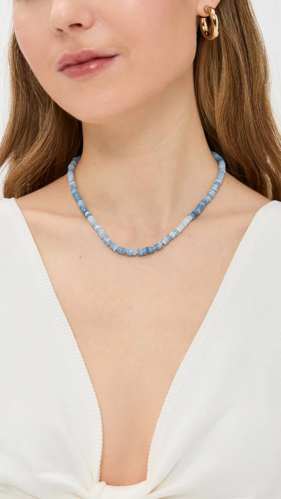 商品Jia Jia|14k Ombre Blue Opal Fancy Cut Necklace,价格¥3988,第2张图片详细描述