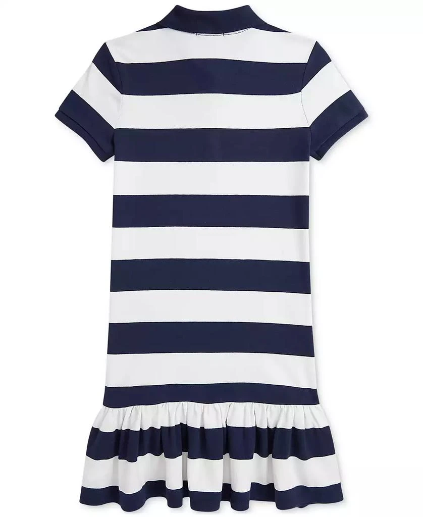 商品Ralph Lauren|Big Girls Striped Stretch Mesh Polo Dress,价格¥203,第2张图片详细描述