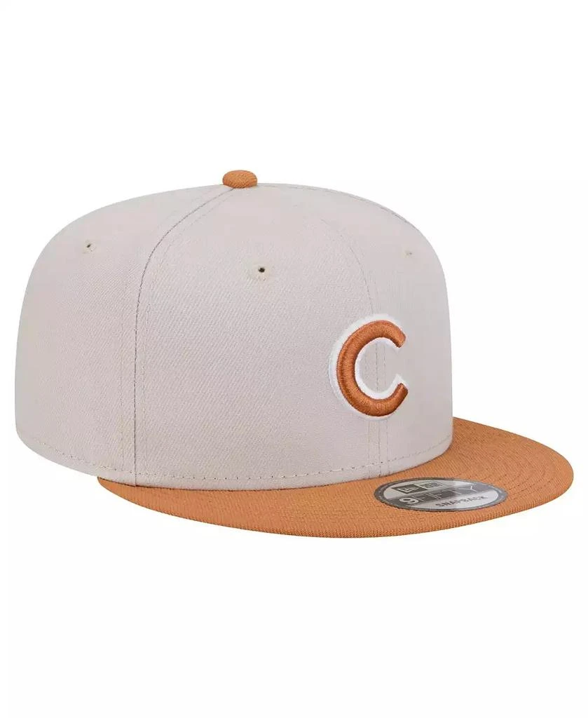 商品New Era|Men's Khaki/Brown Chicago Cubs Color Pack Two-Tone 9FIFTY Snapback Hat,价格¥209,第4张图片详细描述