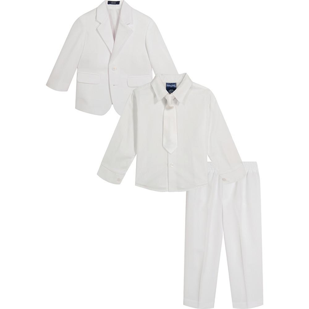 Baby Boys Special Occasion 4 Piece White Suit商品第2张图片规格展示