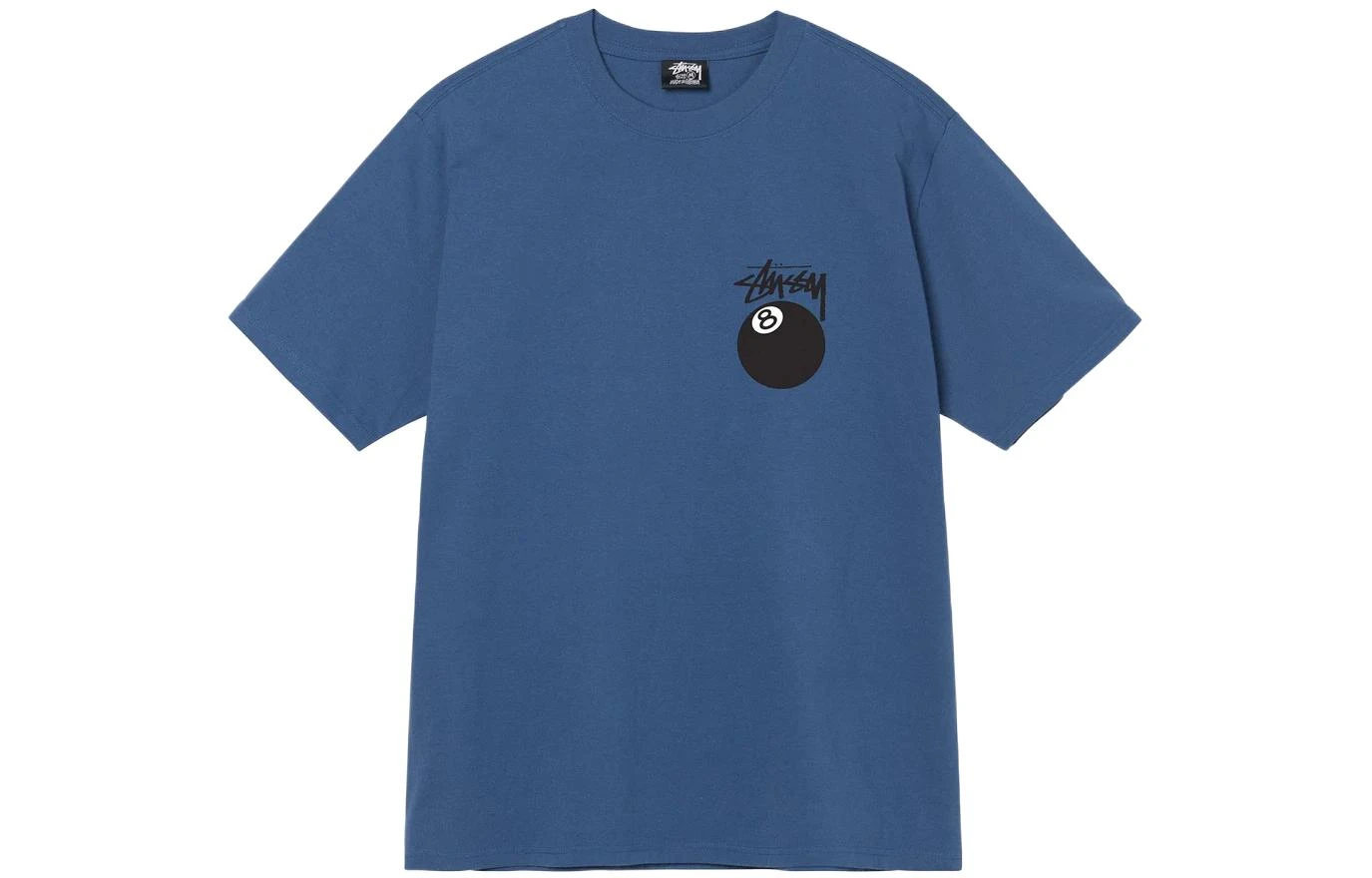 商品[国内直发] STUSSY|8球系列 黑8印花圆领套头宽松短袖T恤 男女同款,价格¥872,第5张图片详细描述