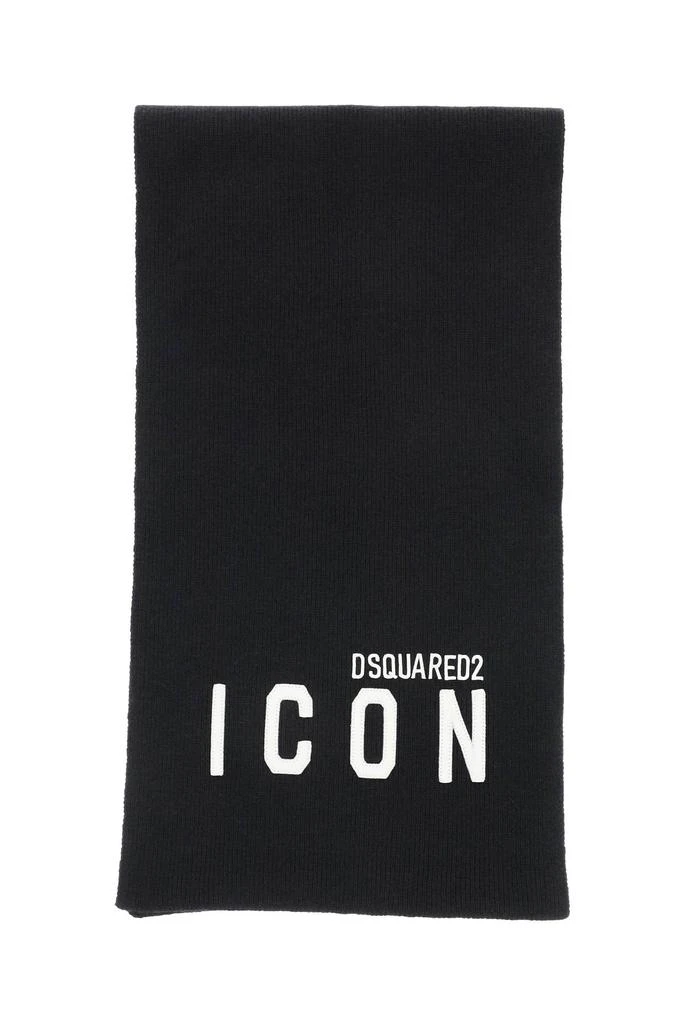 商品DSQUARED2|icon Wool Scarf,价格¥1941,第1张图片