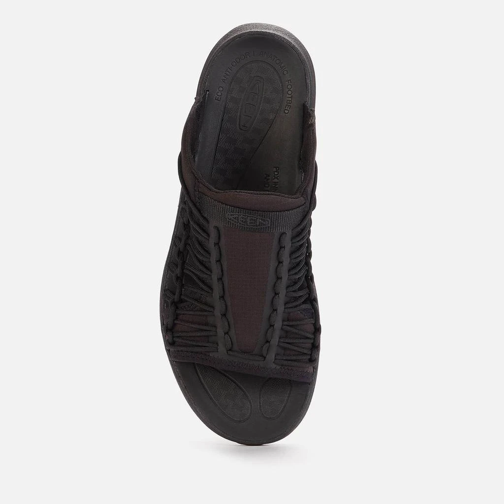 商品Keen|Keen Men's Uneek Sneaker Slide Sandals - Black/Black,价格¥478,第3张图片详细描述