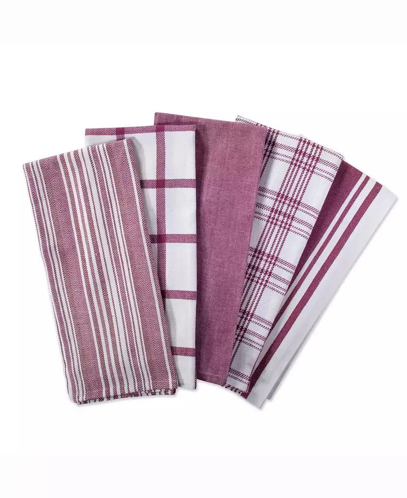 Assorted Woven Dishtowel, Set of 5 商品