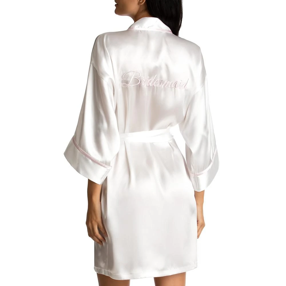 商品Linea Donatella|Bridesmaid Satin Wrap Robe,价格¥367,第2张图片详细描述