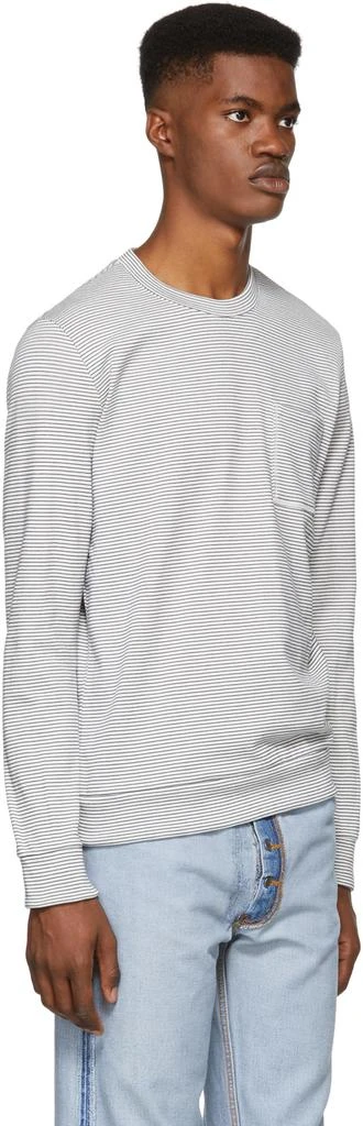 商品A.P.C.|Black & Off-White Boxy Sweatshirt,价格¥930,第2张图片详细描述