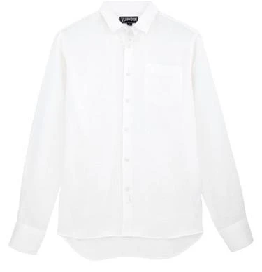 商品Vilebrequin|纯色亚麻衬衫,价格¥2198,第2张图片详细描述