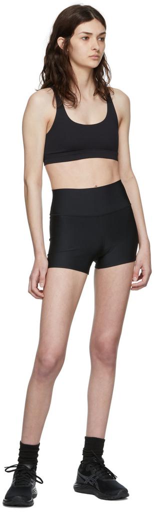Black Polyester Sport Shorts商品第4张图片规格展示