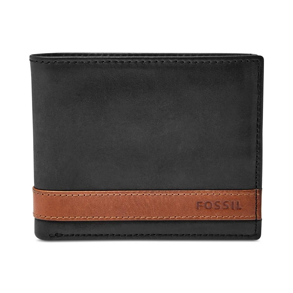 商品Fossil|Men's Quinn Bifold With Flip ID Leather Wallet,价格¥462,第1张图片