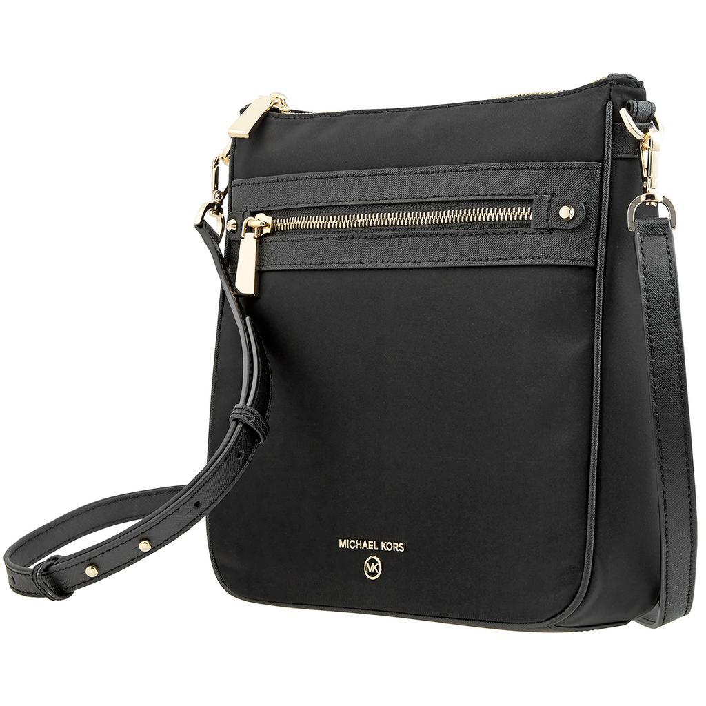 商品Michael Kors|Michael Kors Black Jet Set Large Nylon Gabardine Messenger Bag,价格¥587,第1张图片