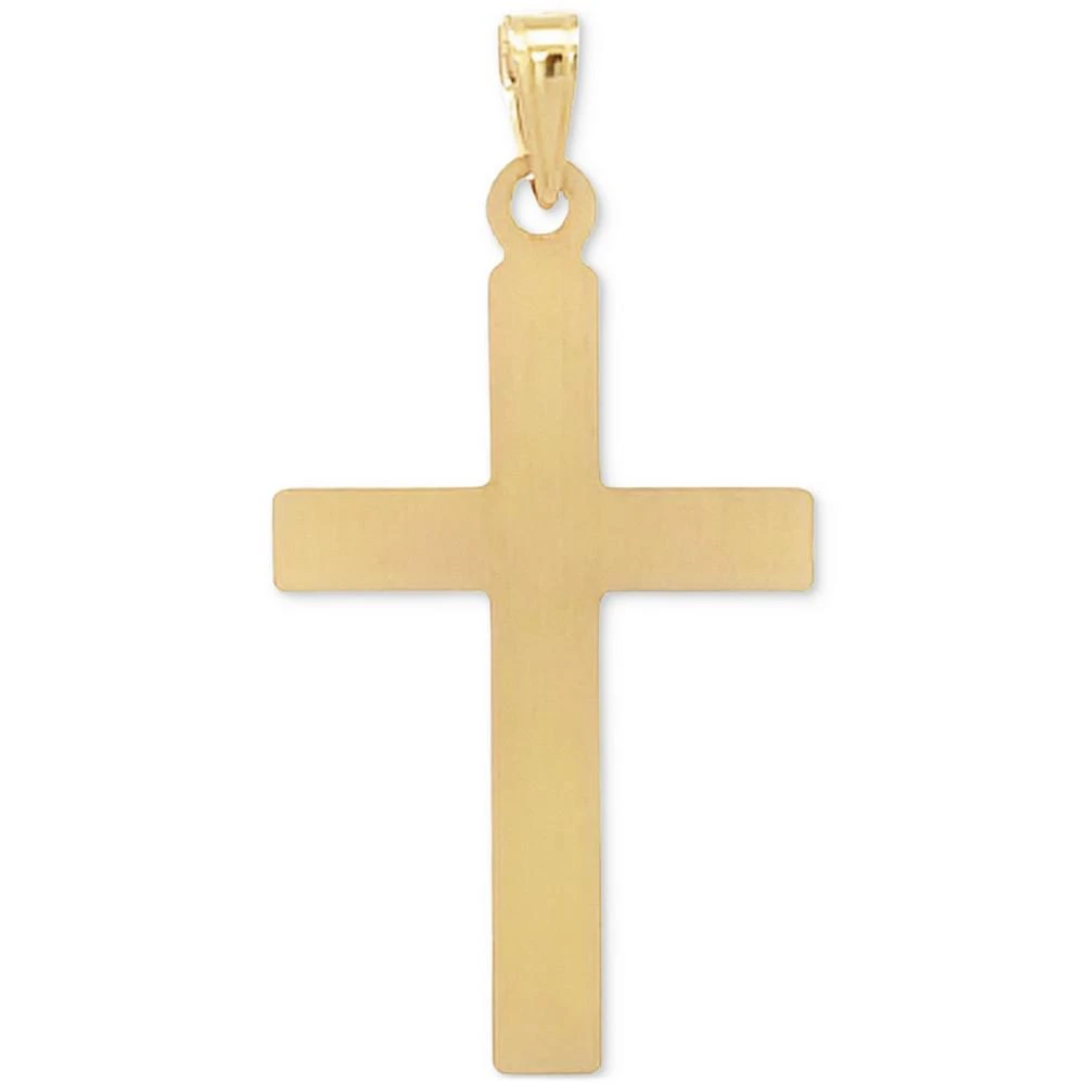 商品Macy's|Crucifix Cross Pendant in 14k Yellow and White Gold,价格¥1398,第4张图片详细描述