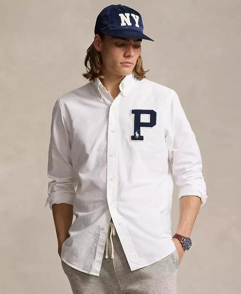 商品Ralph Lauren|Men's Classic-Fit Logo Patch Oxford Shirt,价格¥669,第1张图片