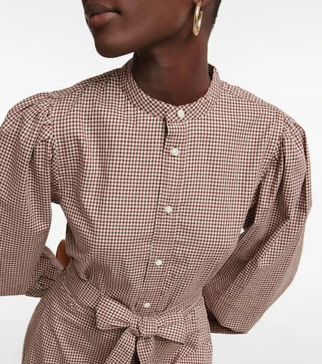 商品Ralph Lauren|格纹棉质衬衫式连衣裙,价格¥1312,第4张图片详细描述