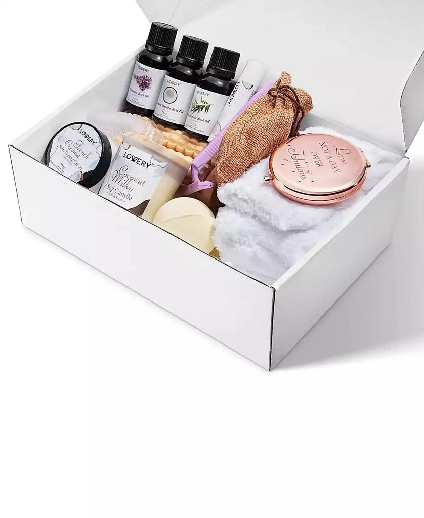 商品Lovery|20-Pc. French Coconut Aromatherapy Home Spa Body Care Gift Set,价格¥393,第1张图片