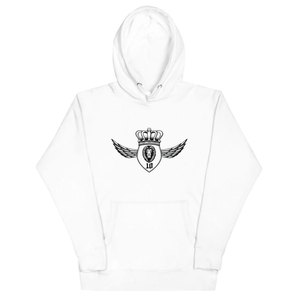 商品Printful|Messi Lion Wing Crest Graphic Hoodie,价格¥559,第3张图片详细描述