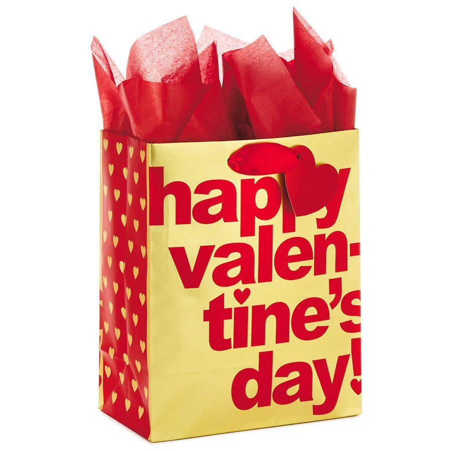 商品Hallmark|Medium Valentine's Day Gift Bag with Tissue Paper,价格¥45,第1张图片