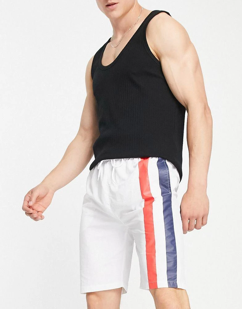 商品American Stitch|American Stitch shorts in white,价格¥119,第3张图片详细描述