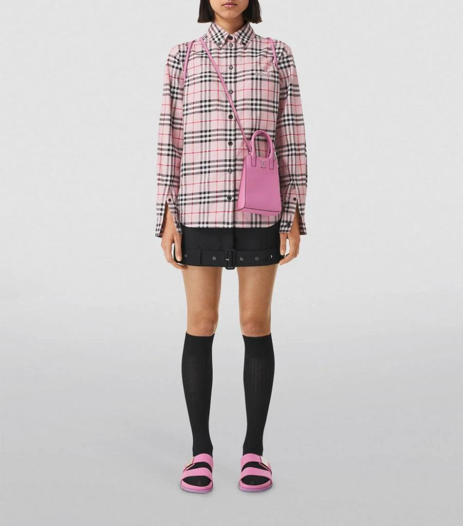 商品Burberry|Oversized Check Shirt,价格¥5345,第2张图片详细描述