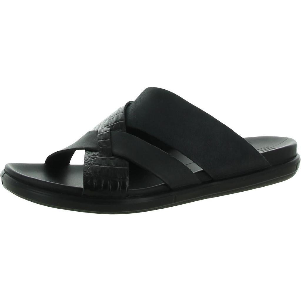 商品ECCO|ECCO Womens Simpil  Slip On Crocodile Print Slide Sandals,价格¥620,第1张图片