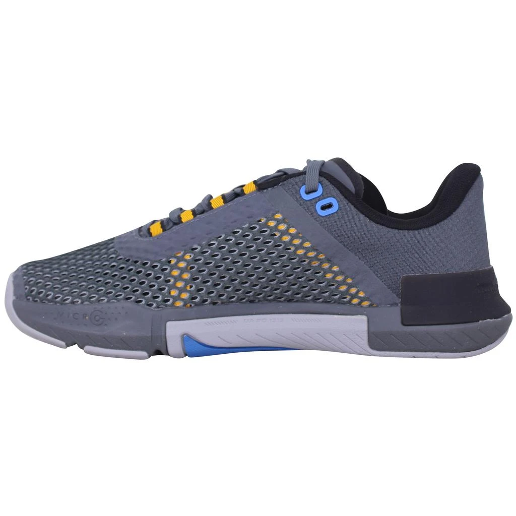 商品Under Armour|Under Armour Tribase Reign 4 Grey/Blue-Orange  3025052-104 Men's,价格¥266,第2张图片详细描述