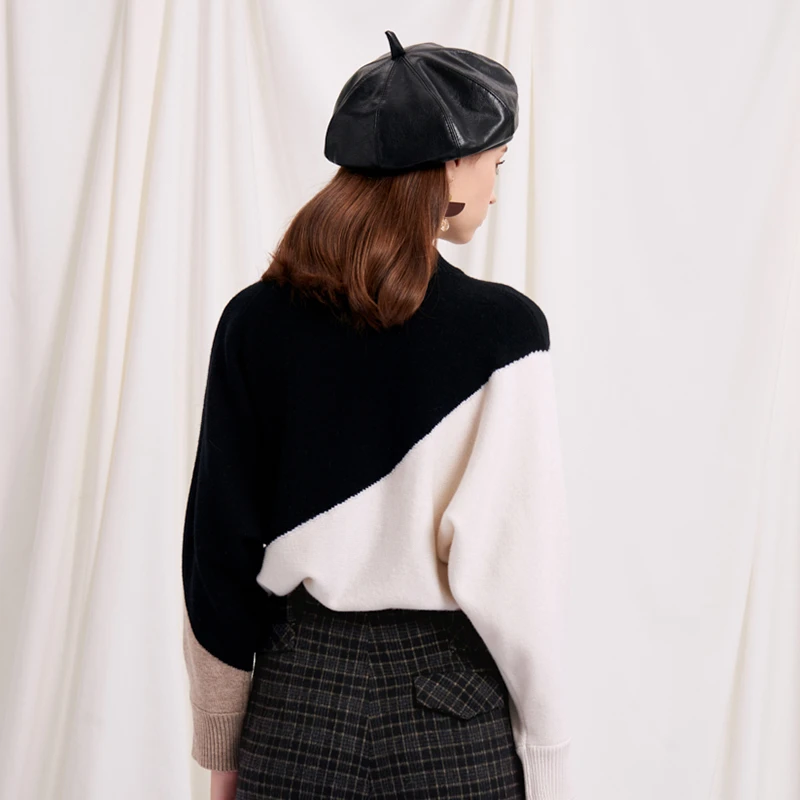 Meredith Wool Sweater - Black & White | Meredith羊毛毛衣 商品