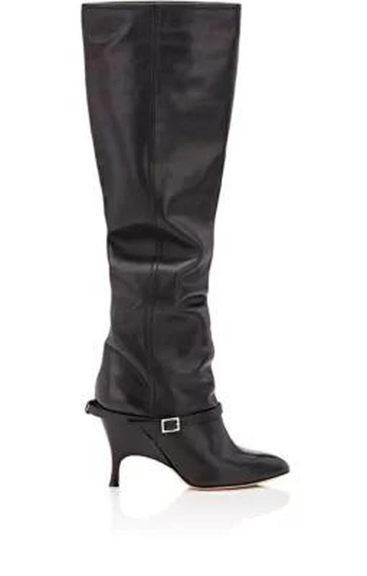 商品ALCHIMIA DI BALLIN|Titan Leather Knee Boots,价格¥3863,第1张图片