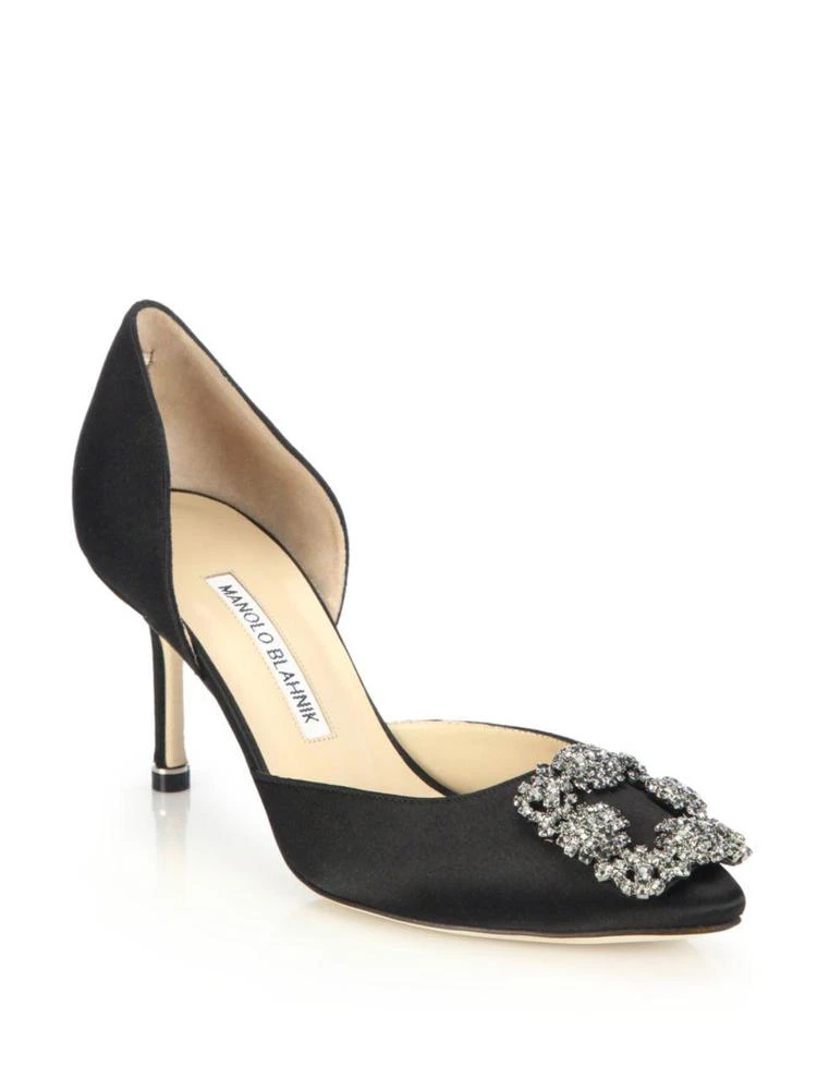 商品Manolo Blahnik|70mm钻扣鞋,价格¥4467,第1张图片