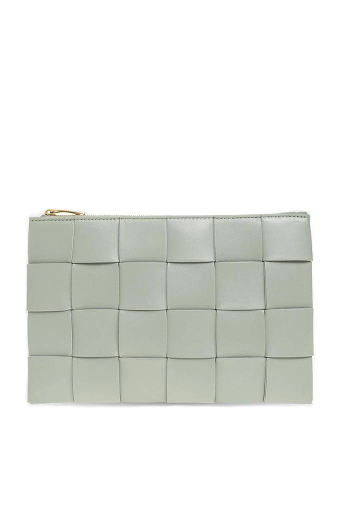 商品Bottega Veneta|Bottega Veneta Intrecciato Zipped Clutch Bag,价格¥4861,第1张图片