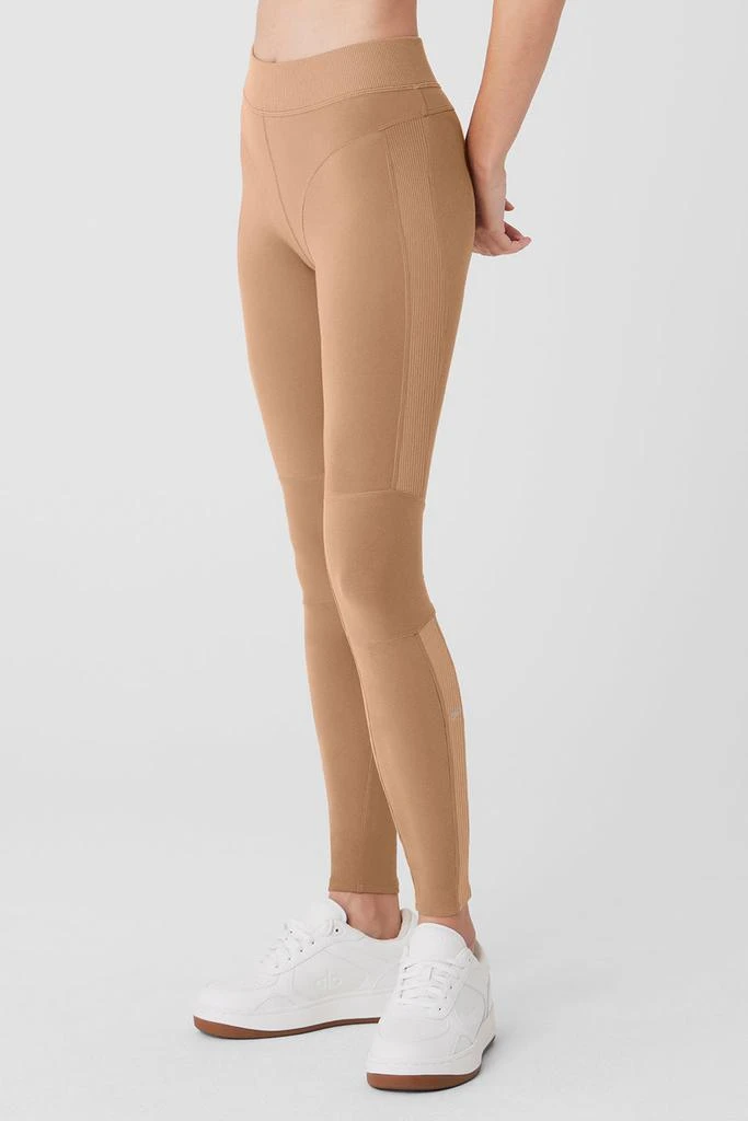 商品Alo|Alosoft High-Waist Head Start Legging - Toasted Almond,价格¥885,第3张图片详细描述