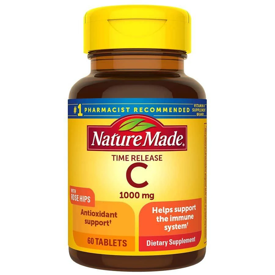 Nature Made Vitamin C 1000 mg Time Release Tablets with Rose Hips 1