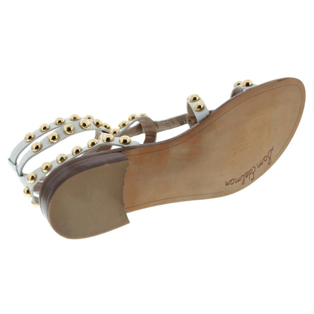 商品Sam Edelman|Sam Edelman Womens Eavan Leather Embellished T-Strap Sandals,价格¥393,第3张图片详细描述