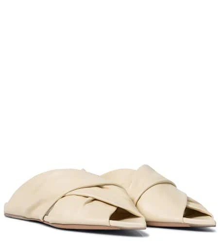 商品Jil Sander|Leather slides,价格¥2758,第1张图片