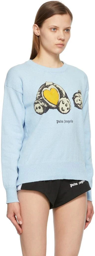 商品Palm Angels|Blue Bear In Love Sweatshirt,价格¥3892,第2张图片详细描述